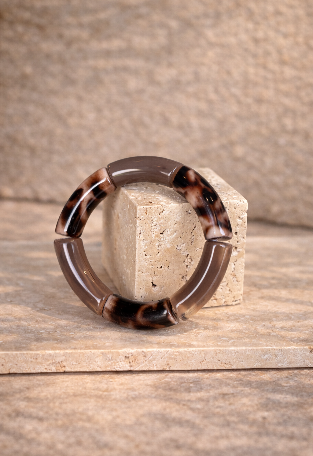 Bracelet Jonc léopard