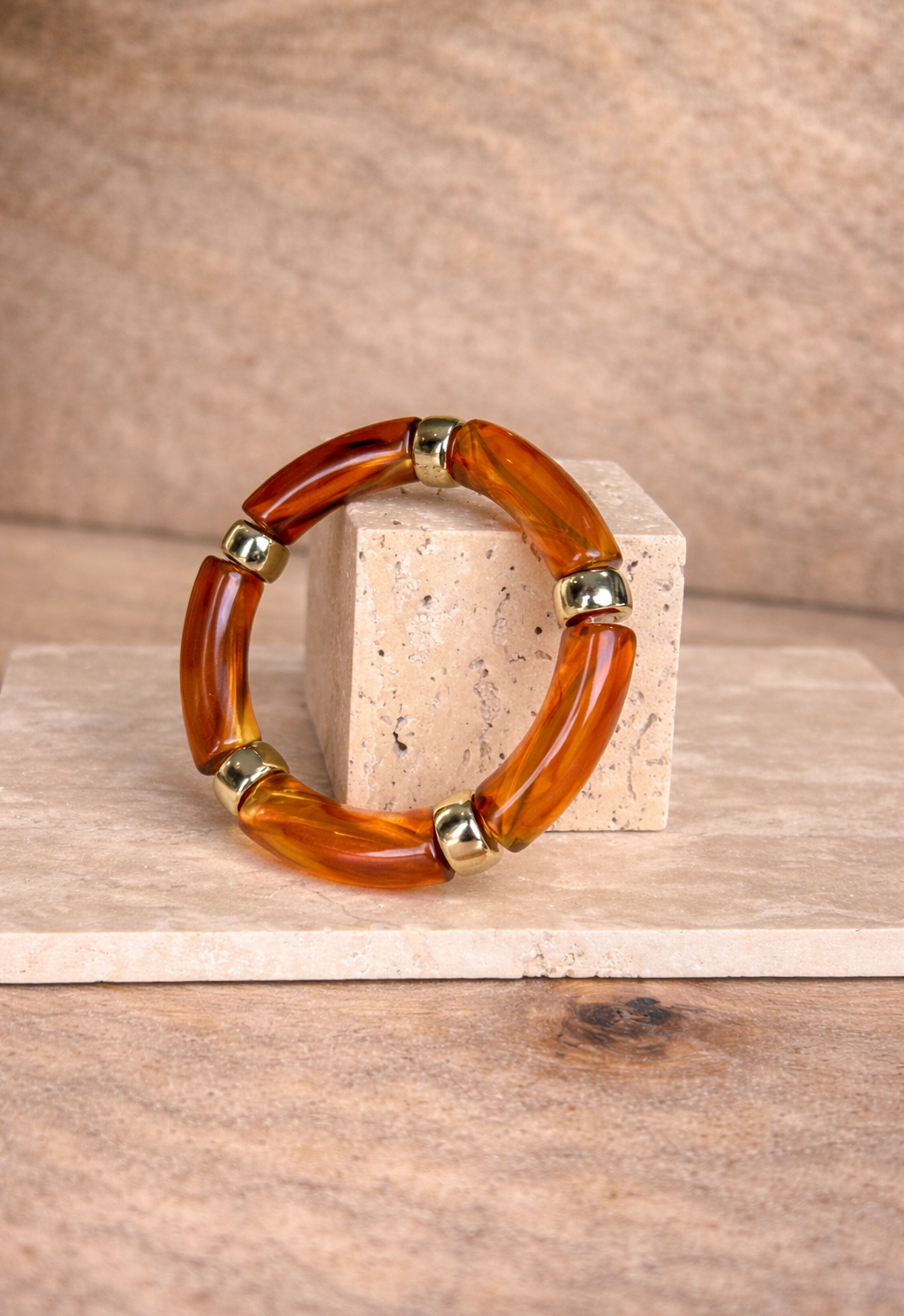 Bracelet Jonc Terracotta