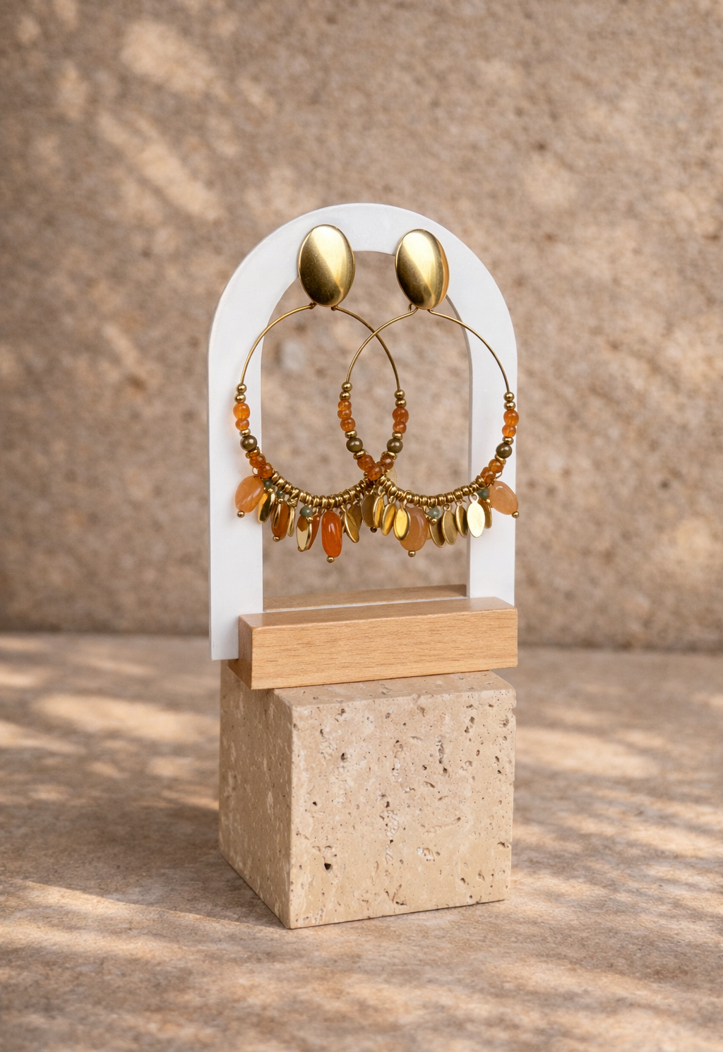 Boucles d'oreilles été indien