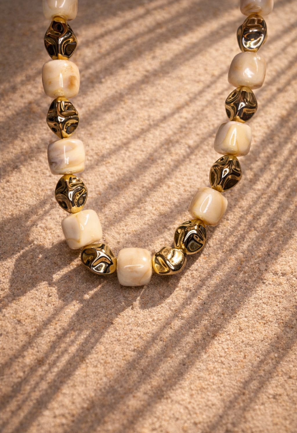 Collier grosses perles